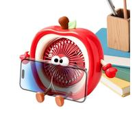 Generico Small Fans for Bedroom 3 Speeds Cute Portable USB Recharge Device