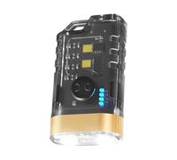 Generico Small Flashlight - Rechargeable Camping Torch for Outdoor Exploration Lighting | USB Powered with 9 Brightness Levels, Compact Handheld Lamp for Hiking Fishing Travel Trips, 2.17x1.3 in