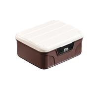 Generico Small lockable box - Secure storage box | Lockable cash boxes | Password-protected organizer with large capacity for medications, documents, and travel.