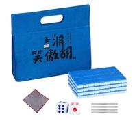 Generico Small Mahjong Tile Set, Tablecloth Carrying Bag, Dice Tile Ruler