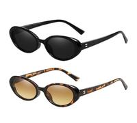 Generico Small Oval Sunglasses - Vintage Shades Cute Accessory