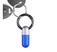 Generico Small Pill Case - Traveling Pocket Medication Box, Compact Keychain Pill Holder with Secure Lock Design, Portable Daily Medicine Organizer for Home Business Trip Hotel Apartments School Use