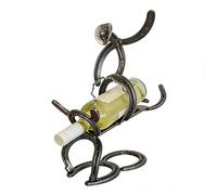 Generico Small Wine Rack - Iron Art Bottle Holder, Non Slip Display Stand, Stylish Storage for Wines Presentation | Ideal for Home Kitchen Dining Room Bar Restaurant Countertop Shelf Decoration