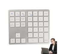 Generico Small Wireless Keyboard, Compact 35-Key Mechanical Keyboard, Silent Handheld Keypad 5.71x4.8x0.59 inches, Portable Keyboards, Efficient Typing Tool for Personal