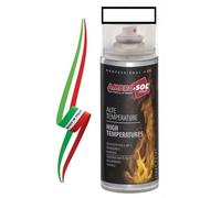 Generico Smalto/Vernice Alte Temperature, Consente di Rinnovare le Superfici Normalmente Soggette ad Alte Temperature, Bomboletta Spray in Banda Stagnata Riciclabile 400 ml, Bianco/MADE IN ITALY