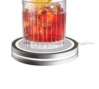 Generico Smart Drink Coaster | Color USB Charging Wine Glass Holder | Coaster Cocktail Mixer | For Bar Club Home Kitchen Party Desk Car Travel Coffee Tea Mug