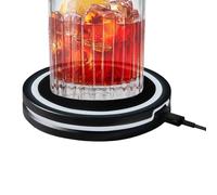 Generico Smart Drink Coaster | Color USB Charging Wine Glass Holder | Coaster Cocktail Mixer | For Bar Club Home Kitchen Party Desk Car Travel Coffee Tea Mug