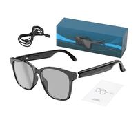 Generico Smart Glasses - AI Translation Ecclamiti, traduzione audio in reale | Supporta 144 lingue con riproduzione musicale per uomini che lavorano, viaggiano, studiano, colloqui di business