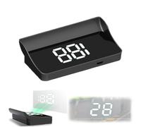 Generico Smart in Car HUD Co Pilot, GPS+BDS Speedometer, 10Hz mph Display | Shows real-time MPH on a large display with auto brightness while 5V USB plug-and-play power keeps setup simple.