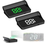 Generico Smart in Car HUD Co Pilot, GPS+BDS Speedometer, 10Hz mph Display | Shows real-time MPH on a large display with auto brightness while 5V USB plug-and-play power keeps setup simple.