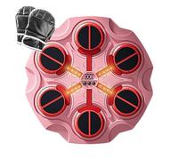 Generico Smart Music Boxing Machine, Macchina da Boxe Musicale per Bambini e Adulti, Pugilato con Musica, Beatpunch Elettronica, Rosa, ABS