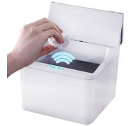 Generico Smart Trash Can - Touchless Automatic Motion Sensor Waste Bin With Self-Bagging Feature | Small Waterproof Garbage Can For Bedroom, Bathroom & Kitchen | Modern Hands-Free Desktop Bin