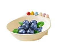 Generico Snack Con Forchette - Ampio e decorativo,Da Portata Per Feste E Portafrutta - Per Il Tè Pomeridiano, Picnic All'Aperto, Gite Fuori Porta, Feste In Casa, Piccoli Spazi Abitativi