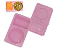Generico Snack Containers, Portable Food Box, Leak-Proof Double Compartment, Secure Fitted Lid, Reusable Compact Design, Perfect for Meal Prep, School Lunches, Travel Snacks