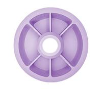 Generico Snackle Box - Cup Organizer With 6 Compartments | Multi Compartment Snack Box | Compartment Cup For Kids | Silicone Snack Bowl | For Kids Beach Sofa Bed Table Candy Cracker Serving Food