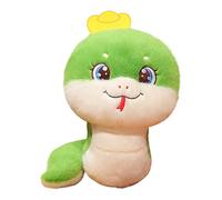 Genérico Snake Di Peluche Cina: Giocattolo Morbido Tradizionale, Figura Fortunata Cuscino Tenero | Animale domestico Lungo Morbido Serpente con Design Decorativo, Idea Decorativa Soggiorno, Ufficio