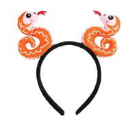 Generico Snake Hair Decor, Toy Snake Headband, Snake Headband Prop, Holiday Snake Headdress, Snake-Themed Hairband, Plush Snake Photo Photo Props Hair Decor, Unique Stuffed Toy Headdress for Holiday