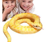 Generico Snake Plush - 110cm Large Snake Stuffy | Realistic Boa Constrictor Plush Snakee, Stuffed Animal Throw Pillow for Halloween Party Favors