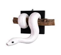Generico Snake Sculpture Wall Decor - Realistic Resin Snake Figurine | Shadow Effect Design Resin Python Wall Art for Sofa Background Wall Hallway Wall Bedside Living Room Study Room