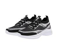 Generico Sneakers Bianche Donna Scarpe Running Women's Spring And Summer Mesh Breathable Soft Sole Casual Sports Lightweight Sneakers Sportive da Ginnastica (Black,39)