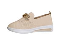 Generico Sneakers Donna sportive scarpe da ginnastica a piedi nudi alla moda con Suola Morbida Camminata Fondo morbido viaggio per attività all'aria aperta
