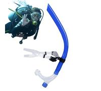 Generico Snorkel for Swimming Laps - Front Lap Swim Snorkel with Silicone Mouthpiece | Diving Equipment Snorkeling Tube for Pool Open Water Training Women Men Outdoor Swim Gear