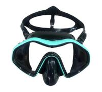 Generico Snorkeling Scuba Diving Maschera Occhialini da Immersione Gonna in Silicone Immersione panoramica, Compatibile for Il Nuoto degli Adulti(C)
