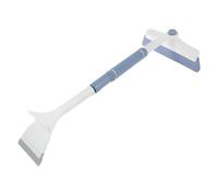 Generico Snow Brush - Ice Scraper, Windshield Cleaner, Foam Grip Support, Adjustable Extendable Pole | Glass Window Windscreen Removal Tool, Soft Bristle Rubber Blade Anti Scratch Heavy Duty Portable
