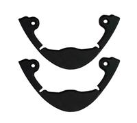 Generico Snowboard Protection Bar | ABS, Black, Head/Tail Arc Design | Guard for Snowboard Edges | Anti-Crash Protector Strip, Ski Board Accessory