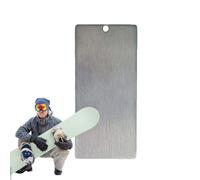 Generico Snowboard Wax Scraper - Snowboard Wax Kit Portable Surf WaxScraper | Stainless Steel Ski WaxScraper | Snowboards Maintenance Tool Compact Waxing Tool for Snowboards