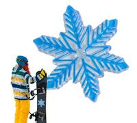 Generico Snowboarding Stomp - Pads Snowflake Shape Anti Slip | 3D Raised Snowboard Grip Pads Stomp Mat for Optimal Board Control, Stability, Winter Slopes, Skiing or Snowboarding