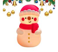 Generico Snowman Night Light, Led Christmas Lamp, 3.66x3.54in Cute Winter Decor, Authentic Christmas Nightlight, Soft Warm Glow for Bedroom, Living Room, Study Dorm, Holiday Use