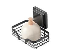 Generico Soap Dish - Powerful Vacuum Suction Cup Shower | Soap Box for Showers Bath, Bathtub and Kitchen Sink Stainless Steel Space Saving With Hook For Bath Shower Sponge Holder