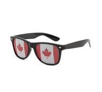 Generico Soccer Fan Party Supplies, Occhiali da Sole con Bandiera HD 8 Pezzi, Occhiali da Tifoso con Gambe Antiscivolo for Partite di Calcio, Sport ed Eventi di Festa(18)