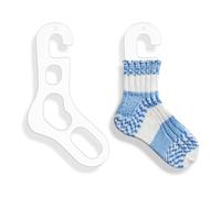 Generico Sock Stretcher, 2 Pieces Crochet Sock Blocker Forming Stretcher Set, Easy to Use Design, Crochet Accessories for Knitting Drying Blocking, Handcraft Tool Home Studio, 13.98x7.8 Inches