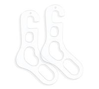 Generico Sock Stretcher - 2PCS 35.5x19.8cm Transparent Acrylic Crocheting Forming Blocker, Durable Crochet Sock Blocker for Knitting DIY Handmade Socks Shaping Drying Display Beginners
