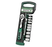 Generico Socket Wrench Set, Small Socket Ratcheting Wrench, Portable Screwdriver Bit with Compact Storage,bike Automotive Metalworking, Machinery Technicians Use Perfect for Diy and Professionals