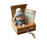 Genérico Soft Bunny Stuffed Toy - Hugging Companion Bunny Doll, Small Plush Stuffed Toy, Soft For Girls and Kids, Birthday, Christmas, Easter, Valentines, Desk, Divano Or Car Decor