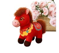 Generico Soft Chinese Themed Figurines Doll | Horse Plush, Blessing Meaning Cute Stuffed Animals - for Kids Boys Girls Birthday Chinese Lunar New Year Easter Party Favors