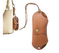 Generico Soft Eyeglass Case, Pu Leather Eyewear Organizer, Sunglasses Bag with Adjustable Strap, Durable Protective Eyewear Pouch, Accessory Holder with Sl esign, Storage for Travel Office