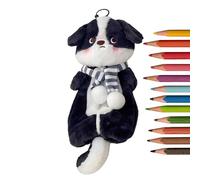 Generico Soft Nest - Pen Case, Large Capacity Stationery Storage Bag Results, Plush Accessory, Single Unit Arctic White Kids Girls Students College Class Travel Daily Eraser Ruler Marker Guard