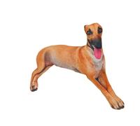 Generico Soft Realistic Plush Dog Stuffed Animal & Throw Pillow | Cuddly, realistic brown and yellow plush dog stuffed animal filled with soft PP cotton, perfect as a decorative throw pillow