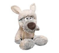 Genérico Soft Wolf - Animale imbottito a forma di lupo | Cuddly Goat imbottito in peluche | Decorazione per la casa delle bambole di lusso per soggiorno, divano, compleanno bambini