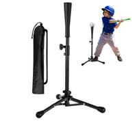 Generico Softball Batting Training Stand T-Stand with Bag Adjustable Height | with Bag Adjustable Height Tripod Beginner-friendly Portable Softball Trainer for Ages 3-8 Competitive Play Batting Cage