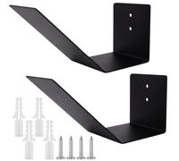 Genérico Softball Glove Wall Mount | 2 Pieces Steel Invisible Floating Space-Saving Organizer, Baseball Glove Stand Sports Decor | for Stadium Lounge Home Dorm Office Apartment Bedroom Living Room