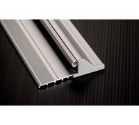 Generico Soglia in Alluminio Antipioggia Domatic D-Rain per Porte e Infissi Vari Colori - Dimensione Disponibile: Lunghezza 135 cm Argento
