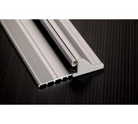 Generico Soglia in Alluminio Antipioggia Domatic D-Rain per Porte e Infissi Vari Colori - Dimensione Disponibile: Lunghezza 165 cm Argento