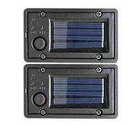 Generico Solar Battery Box - 2 Pieces Outdoor Waterproof Automatic | Solar Lantern Replacement Parts | 7x4cm PC IP54 2V 50MA 65g For Garden DIY Decor Patio Yard Pathway Lighting Solution