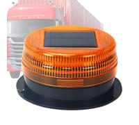 Generico Solar | Beacon Flashing Lights,SolarLED Strong Magnetic Base Water-resistant Safety for Road Construction Traffic