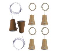 Generico Solar Bottle Lights - 6 Pack Cork String LEDs | Waterproof Decor
